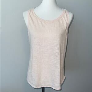 Athleta Organic Daily Scoop Neck Workout Athletic Sleeveless Tank Top Women's L